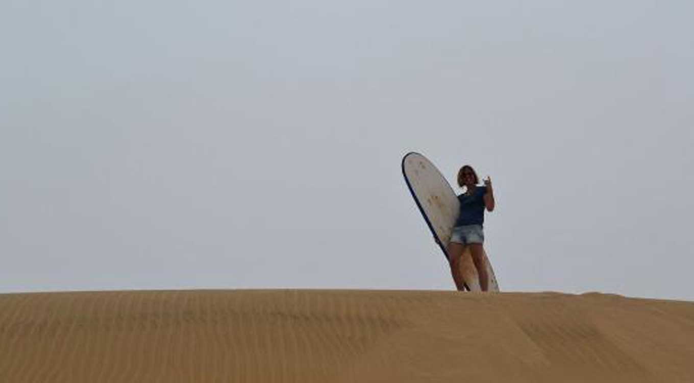 SandBoarding in Agadir