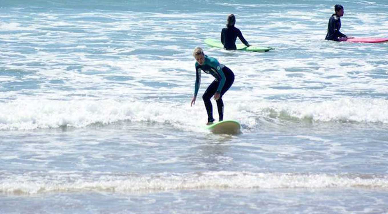 SURFING IN AGADIR